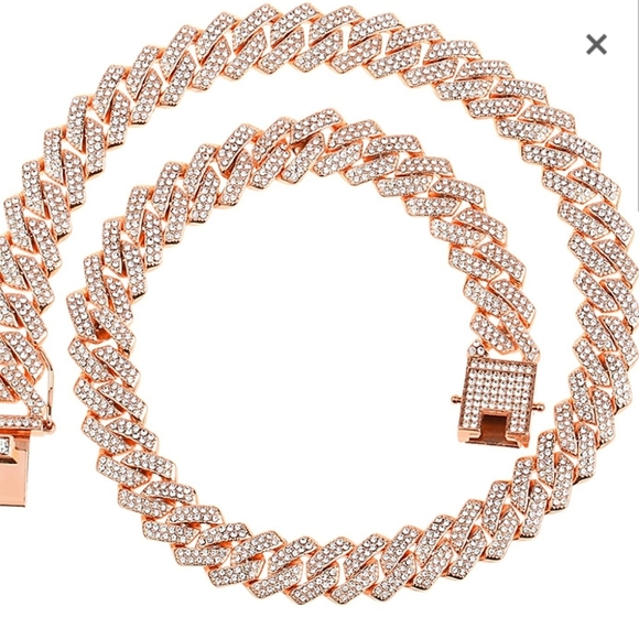 18" Rose Gold Cuban link - Picture 4 of 5